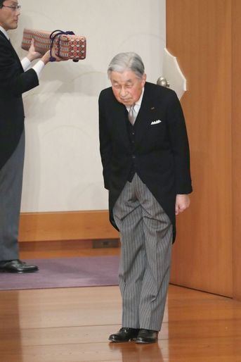 L'empereur Akihito du Japon à Tokyo, le 30 avril 2019