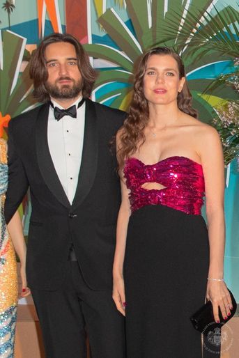 Dimitri Rassam et Charlotte Casiraghi au Bal de la Rose, au Sporting Monte-Carlo, le 30 mars 2019.