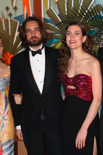 Dimitri Rassam et Charlotte Casiraghi au Bal de la Rose, au Sporting Monte-Carlo, le 30 mars 2019.