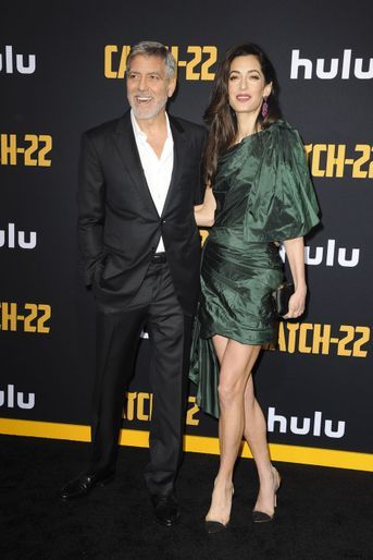 George et Amal Clooney à la première de «Catch-22» à Los Angeles le 7 mai 2019