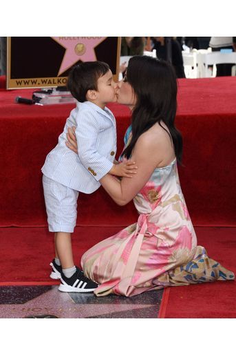 Lucy Liu et son fils Rockwell à Hollywood le 1er mai 2019