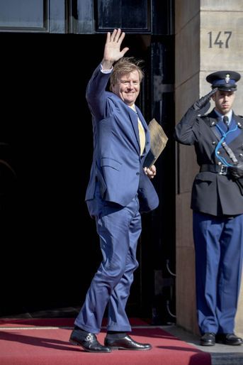 Le roi Willem-Alexander des Pays-Bas à Amsterdam, le 9 avril 2019