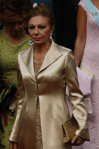 L'ancienne impératrice d'Iran Farah Diba à Copenhague, le 14 mai 2004