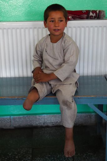 Ahmad, 5 ans, a reçu sa nouvelle prothèse et ému beaucoup d'utilisateurs sur les réseaux sociaux.