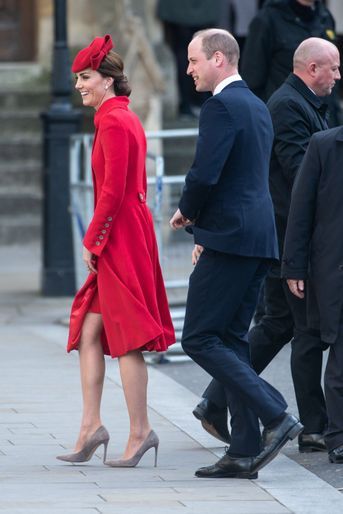 Kate Middleton et le prince William à Londres le 11 mars 2019