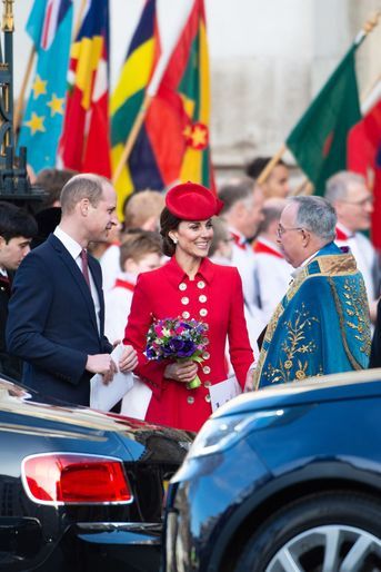 Kate Middleton et le prince William à Londres le 11 mars 2019