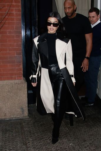 Kourtney Kardashian à New York le 8 février 2019