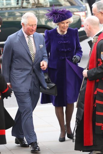 Le prince Charles et son épouse Camilla à Londres le 11 mars 2019