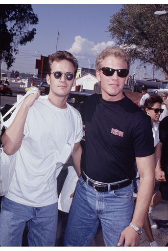 Luke Perry et Ian Zering dans les années 1990