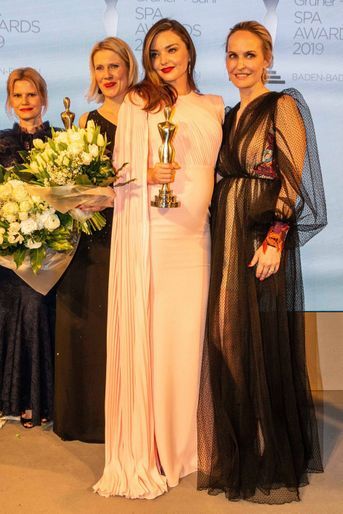 Miranda Kerr et Anne Meyer-Minnemann à la soirée SPA Awards en Allemagne, le 30 mars 2019