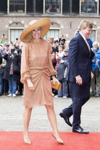 La reine Maxima et le roi Willem-Alexander des Pays-Bas à La Haye, le 17 mai 2019