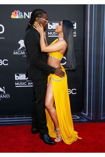 Offset et Cardi B aux Billboard Music Awards le 1er mai 2019 à Las Vegas