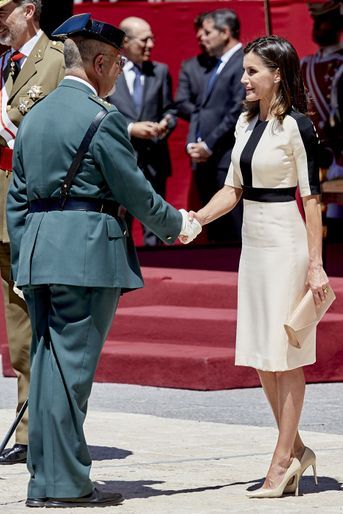 La reine Letizia d'Espagne à Madrid, le 13 mai 2019