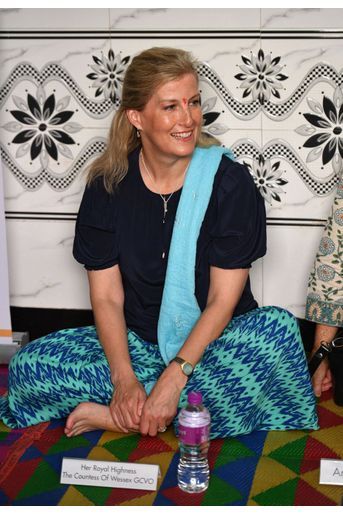 La comtesse Sophie de Wessex en Inde, le 1er mai 2019