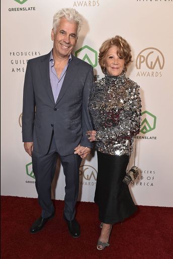 Steve Bakunas et Linda Lavin lors de la cérémonie annuelle des «Producers Guild Awards», à Los Angeles, le 19 mars 2022.
