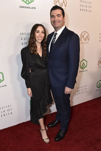 Randy Hurwitz et Jon Hurwitz lors de la cérémonie annuelle des «Producers Guild Awards», à Los Angeles, le 19 mars 2022.