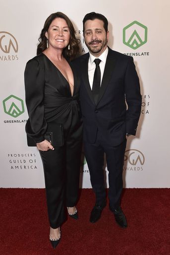 Michele Glasser et David Glasserlors de la cérémonie annuelle des «Producers Guild Awards», à Los Angeles, le 19 mars 2022.