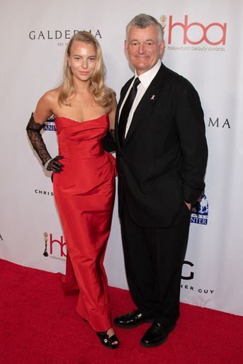 Danielle Lauder et William Lauder lors de la cérémonie des «Hollywood Beauty Awards», à Los Angeles, le 19 mars 2022.