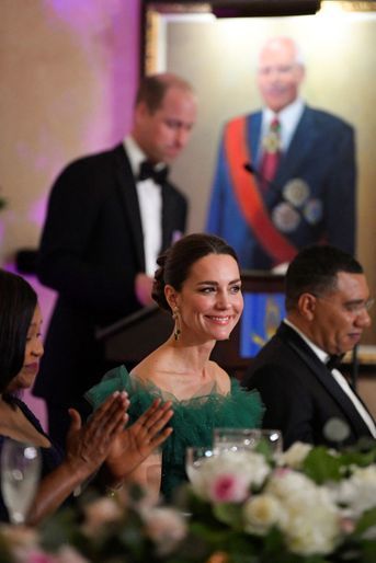 Kate Middleton et le prince William à Kingston en Jamaïque, le 23 mars 2022