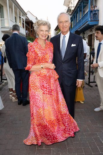 La princesse Marie-Astrid de Luxembourg et son mari l'archiduc Carl Christian d'Autriche à Carthagène des Indes, le 25 mars 2022