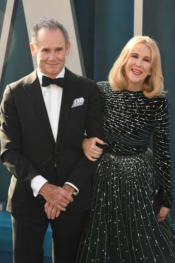 Bo Welch et Catherine O&#039;Hara à la soirée Vanity Fair, le 27 mars 2022, à Los Angeles.