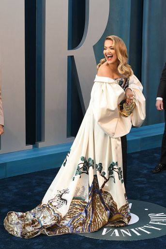 Rita Ora, à la soirée Vanity Fair, le 27 mars 2022, à Los Angeles.