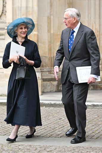 Le duc Richard de Gloucester et sa femme Brigitte à l&#039;abbaye de Westminster, le 29 mars 2022