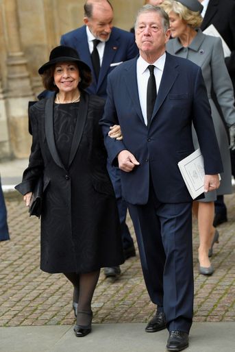 La princesse Katherine et le prince Alexandre de Serbie à l&#039;abbaye de Westminster, le 29 mars 2022