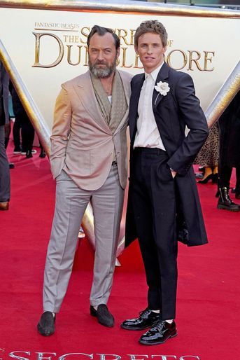 Jude Law et Eddie Redmayne ici.Tous deux ont d'ailleurs foulés le tapis rouge complices et souriants.