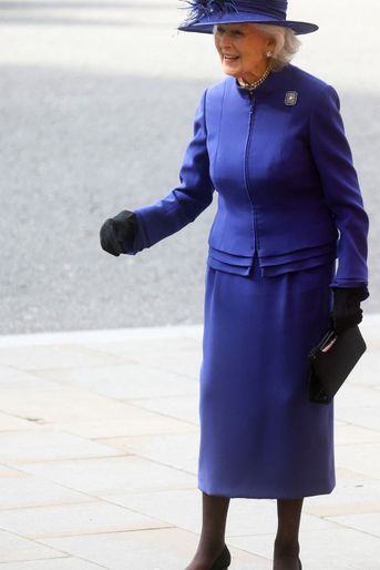 La princesse Alexandra de Kent à l&#039;abbaye de Westminster, le 14 mars 2022