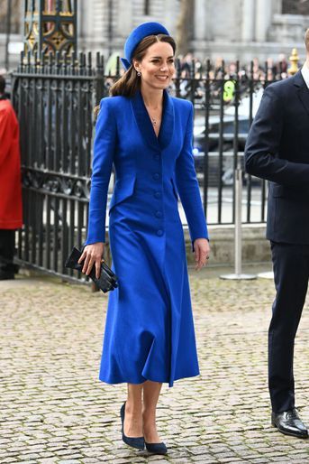 Kate Middleton à l&#039;abbaye de Westminster, le 14 mars 2022