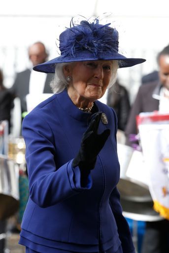 La princesse Alexandra de Kent à l&#039;abbaye de Westminster, le 14 mars 2022