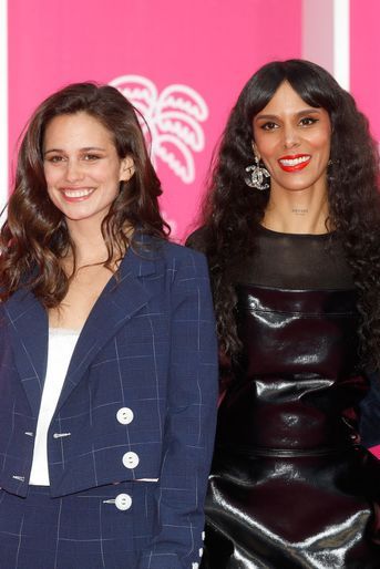 Lucie Lucas et Shy'm, le 4 avril 2022 à Cannes.