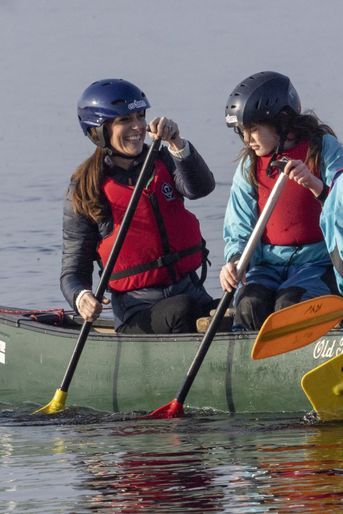 Kate Middleton s'essaie au kayak (Irlande du Nord, février 2019)