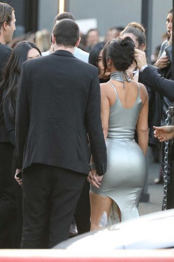 Pete Davidson et Kim Kardashian le 7 avril 2022.