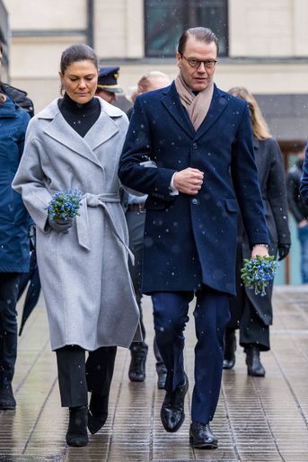 La princesse Victoria de Suède et le prince Daniel à Stockholm, le 7 avril 2022