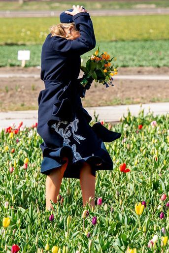 La reine Maxima des Pays-Bas à Hillegom, le 7 avril 2022
