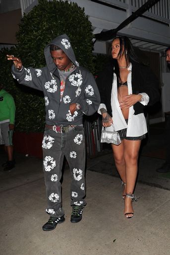 C'est la première apparition du couple depuis la libération sous caution d'A$AP Rocky.