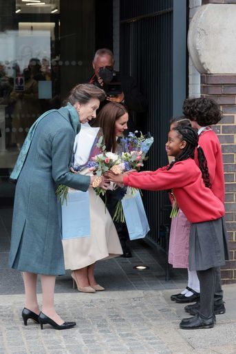 Kate Middleton et la princesse Anne, le 27 avril 2022 à Londres.
