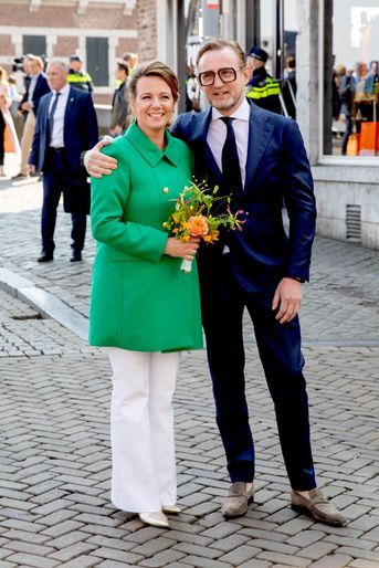 La princesse Annette et le prince Bernhard d'Oranje-Nassau à Maastricht, le 27 avril 2022  