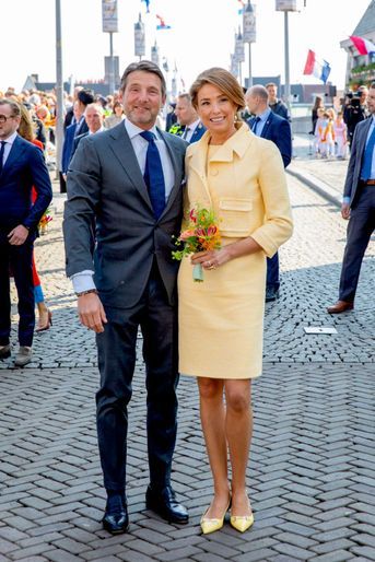 La princesse Marilène et le prince Maurits d'Oranje-Nassau à Maastricht, le 27 avril 2022 