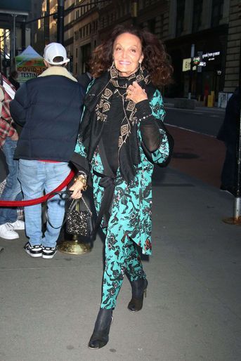 Diane von Furstenberg au gala Prince’s Trust, à New York, le 28 avril 2022.