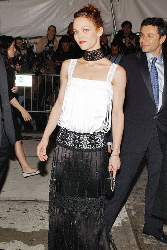 Vanessa Paradis au gala du Met en 2005. 