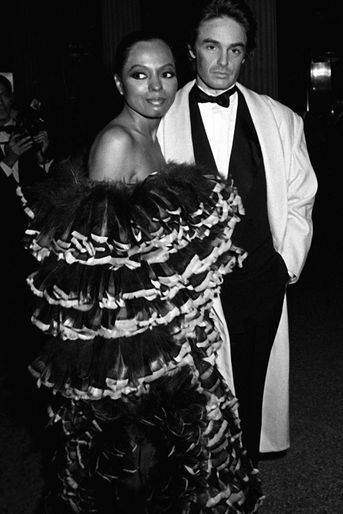 Diana Ross au gala du Met en 1981. 