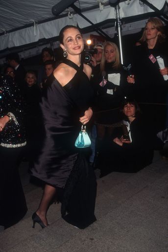 Emmanuelle Béart au gala du Met en 1996. 