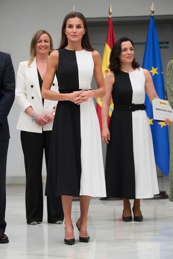 La reine Letizia d&#039;Espagne à Mérida, le 4 mai 2022