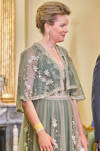 La reine des Belges Mathilde à Athènes, le 2 mai 2022