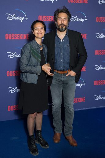 Isabelle Giordano et Vincent Elbaz - Première de la série Disney+ &quot;Oussekine&quot;, au Grand Rex à Paris, le 9 mai 2022. 
