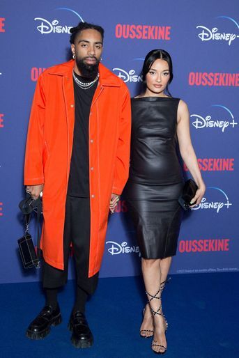 Fary Lopes et Amina Muaddi - Première de la série Disney+ "Oussekine", au Grand Rex à Paris, le 9 mai 2022. 