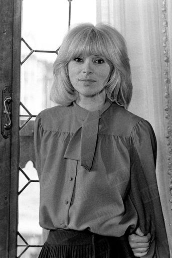 Mireille Darc sur le tournage à Venise de «L’Homme pressé» d’Edouard Molinaro, en avril 1977.